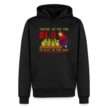 Garten Motiv Gärtner & Gärtnerin Spruch - Männer Premium Bio Hoodie - Schwarz - Vorne - Nico (187cm)