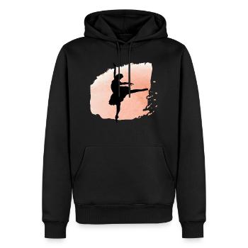 Dancing Dance Music - Men’s Premium Organic Hoodie - black - Front - Nico (187cm)
