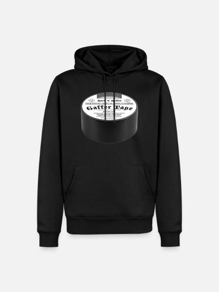 Gaffer Tape Rock Tee - Men’s Premium Organic Hoodie - black