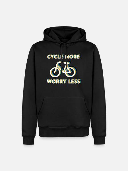 CYKEL MERE BEKYMRINGSLØS KVINDECYKEL - Damecykel - Herre Premium økologisk hoodie - sort