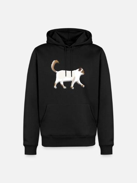 Sacred Birman goes - Men’s Premium Organic Hoodie - black