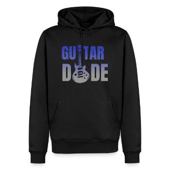 guitar dude - Männer Premium Bio Hoodie - Schwarz - Vorne - Nico (187cm)