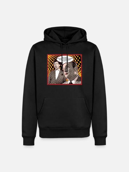écoute on t'connaît pas - Sweat à capuche Premium bio Homme - noir