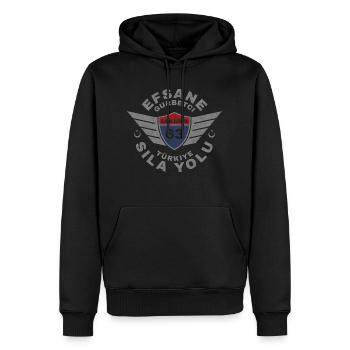 Şanlıurfa - Männer Premium Bio Hoodie - Schwarz - Vorne - Nico (187cm)