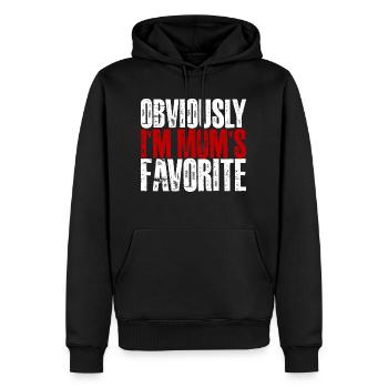 Obviously I'm Mom's Favorite 11 - Männer Premium Bio Hoodie - Schwarz - Vorne - Nico (187cm)