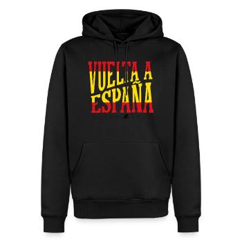 CYCLISME VUELTA ESPAÑA GRAND TOUR - Sweat à capuche Premium bio Homme - noir - Devant - Nico (187cm)