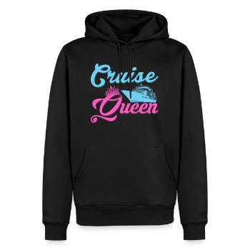 Croisière Queen Crusing Vacation Cruiser - Sweat à capuche Premium bio Homme - noir - Devant - Nico (187cm)
