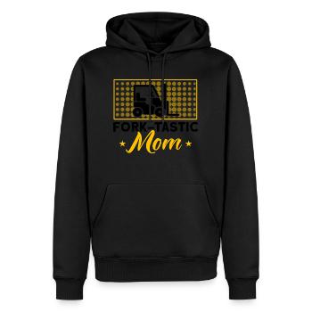 Forklift Driver Forklift Mom Gift - Men’s Premium Organic Hoodie - black - Front - Nico (187cm)