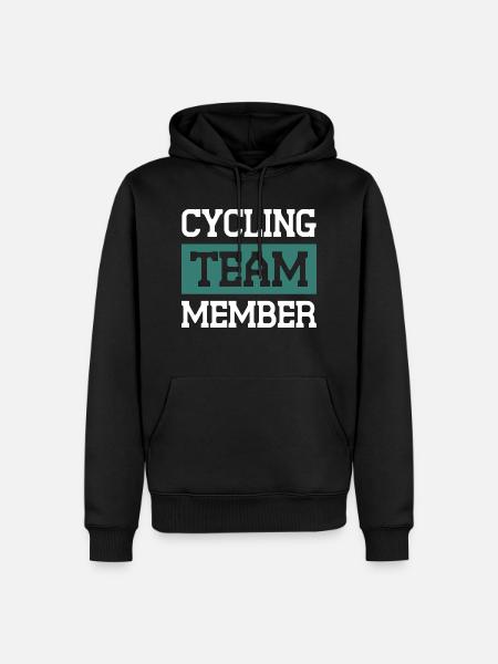 Cycling Team - Men’s Premium Organic Hoodie - black