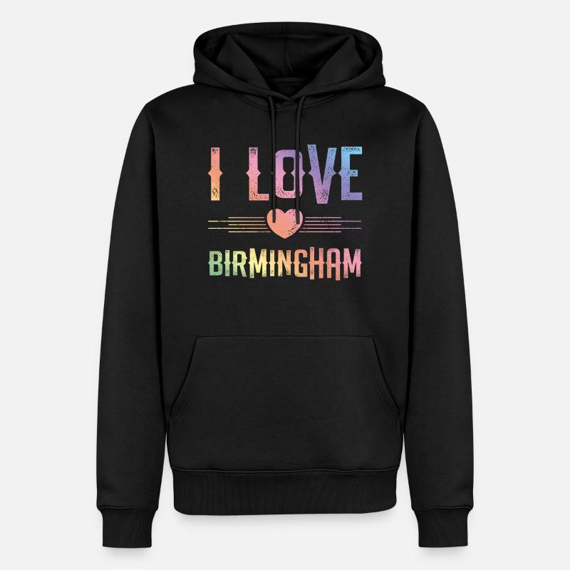 J’adore Birmingham - Sweat à capuche Premium bio Homme - noir