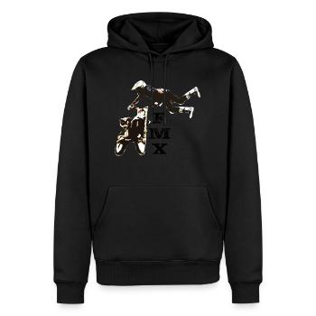 Motocross Racing T-Shirt Enduro T Shirt Supercross - Männer Premium Bio Hoodie - Schwarz - Vorne - Nico (187cm)