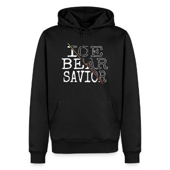 Antivalentineday Bday Animal Shelter Awareness - Sweat à capuche Premium bio Homme - noir - Devant - Nico (187cm)