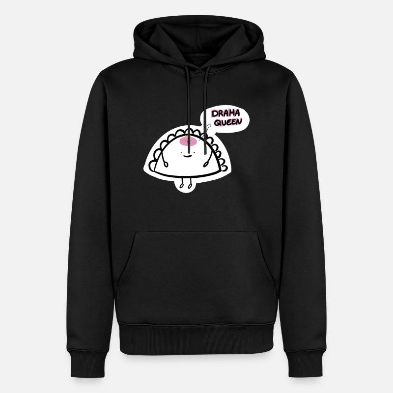 Dumpling Drama Queen Dumpling - Sweat à capuche Premium bio Homme - noir
