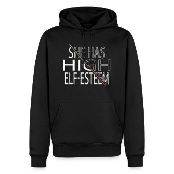 dictons drôles citation dinosaure fan barbes cadeau - Sweat à capuche Premium bio Homme - noir - Devant - Nico (187cm)