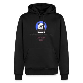 Groom and Co - Men’s Premium Organic Hoodie - black - Front - Nico (187cm)