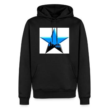 il fullxfull - Männer Premium Bio Hoodie - Schwarz - Vorne - Nico (187cm)