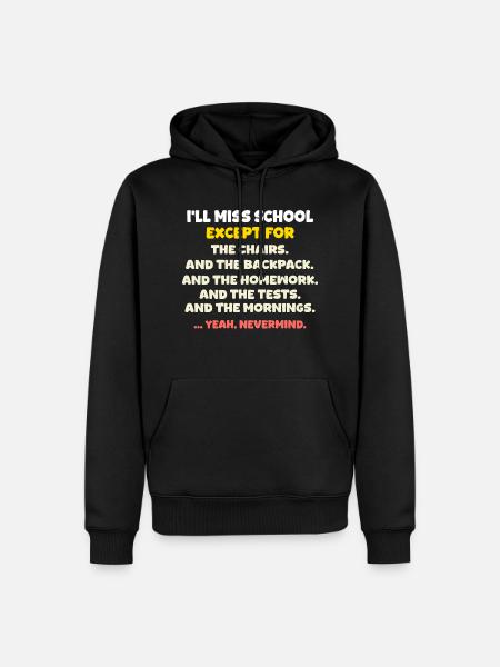 Last Day of School School Out for Summer Break - Men’s Premium Organic Hoodie - black
