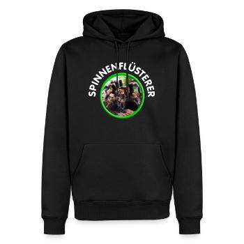 Vogelspinne / Spinnenflüsterer - Männer Premium Bio Hoodie - Schwarz - Vorne - Nico (187cm)