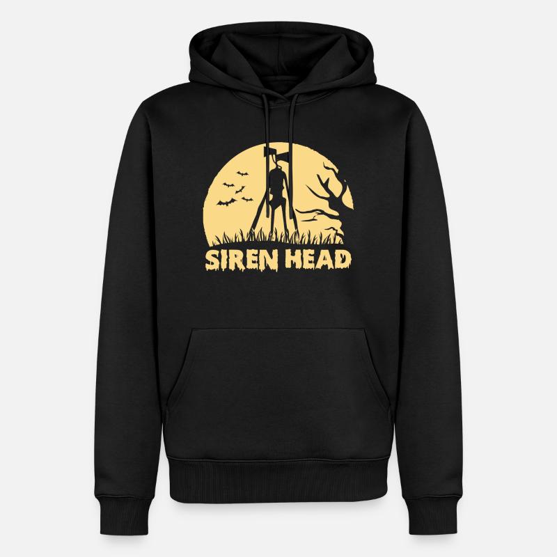 Tête de sirène - Sweat à capuche Premium bio Homme - noir