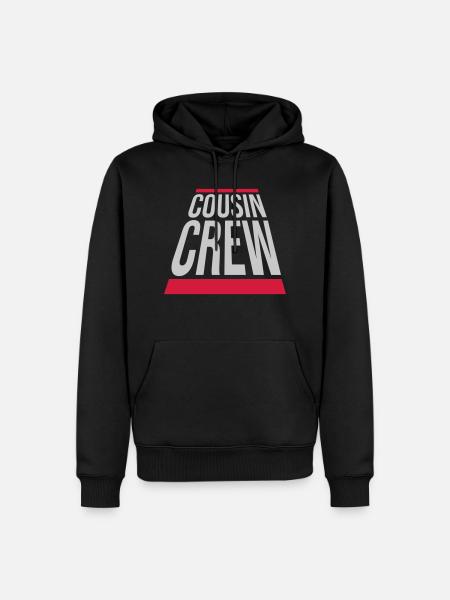 Leader Cousin Crew Team - Men’s Premium Organic Hoodie - black