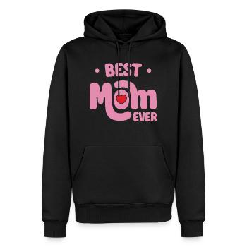 Beste Mutter aller Zeiten - Männer Premium Bio Hoodie - Schwarz - Vorne - Nico (187cm)