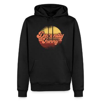Black Humor Sarcasm Irony Gift - Men’s Premium Organic Hoodie - black - Front - Nico (187cm)
