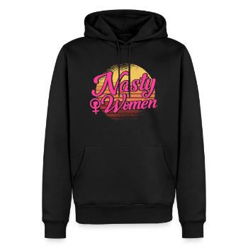 Ermächtigung Gleichberechtigung der Geschlechter F - Männer Premium Bio Hoodie - Schwarz - Vorne - Nico (187cm)