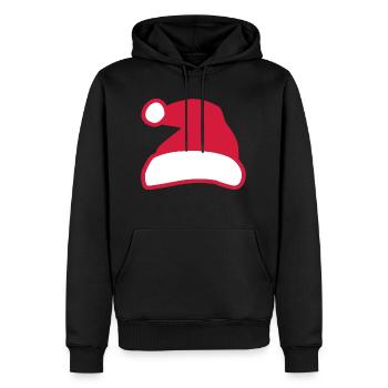 Weihnachtsmann - Männer Premium Bio Hoodie - Schwarz - Vorne - Nico (187cm)