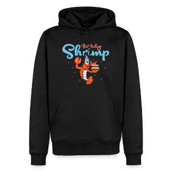 Birthday Shrimp Seafood Shrimp Lover - Männer Premium Bio Hoodie - Schwarz - Vorne - Nico (187cm)