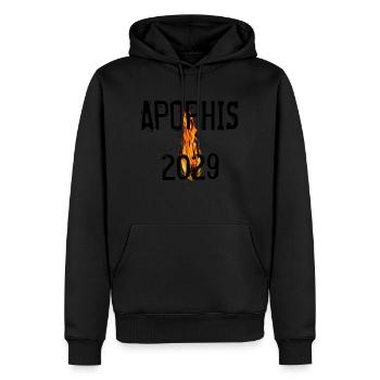 APOPHIS APPORTERA LA TERRE EN DANGER EN 2019 - Sweat à capuche Premium bio Homme - noir - Devant - Nico (187cm)