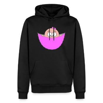 schwangerschaft schwanger baby mädchen girl tasche - Männer Premium Bio Hoodie - Schwarz - Vorne - Nico (187cm)