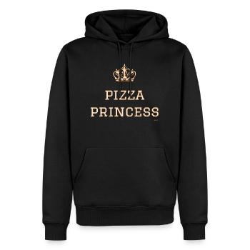 Pizza Princess - Männer Premium Bio Hoodie - Schwarz - Vorne - Nico (187cm)
