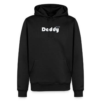 call me daddy - Männer Premium Bio Hoodie - Schwarz - Vorne - Nico (187cm)