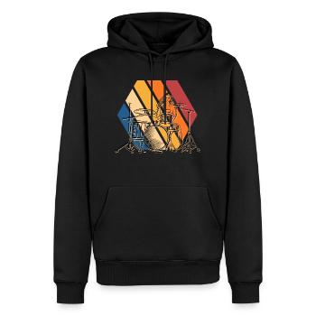 Drummer Drums Music Band Drums Drum - Men’s Premium Organic Hoodie - black - Front - Nico (187cm)