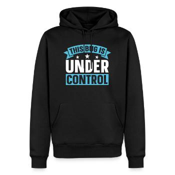Programmierer Coder Software Entwickler - Männer Premium Bio Hoodie - Schwarz - Vorne - Nico (187cm)