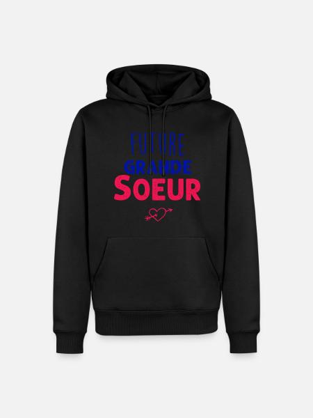 Future Grande Soeur - Sweat à capuche Premium bio Homme - noir