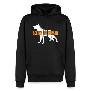 Seeing Eye Human 11 - Männer Premium Bio Hoodie - Schwarz - Vorne - Nico (187cm)