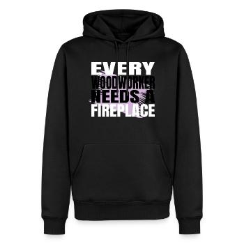 arboriculturist funny carpenter present idea love - Männer Premium Bio Hoodie - Schwarz - Vorne - Nico (187cm)