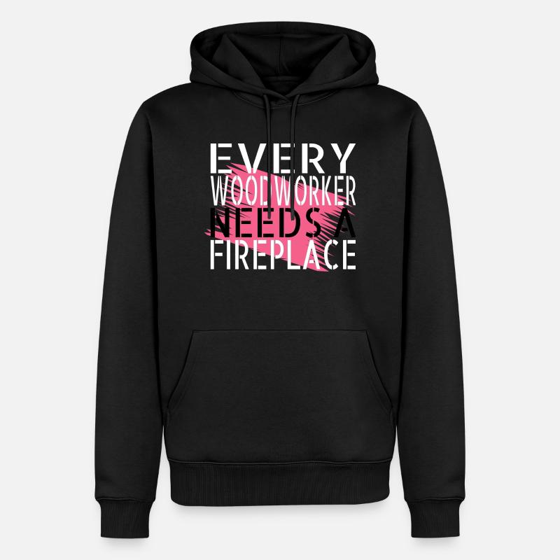 coupe-idée cadeau arboriculteur - Sweat à capuche Premium bio Homme - noir