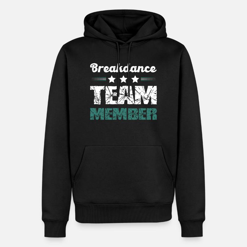 Breakdance Team - Männer Premium Bio Hoodie - Schwarz