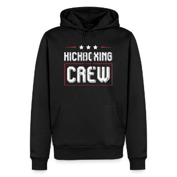Kickboxing Crew - Men’s Premium Organic Hoodie - black - Front - Nico (187cm)