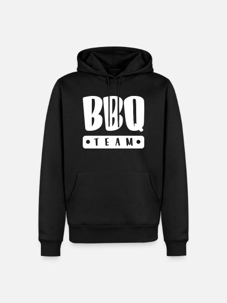 Bbq-team - Mannen Premium Bio hoodie - zwart