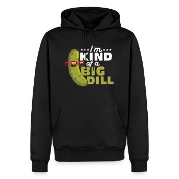 I'm Kind Of A Big Dill Cucumber Pickle - Männer Premium Bio Hoodie - Schwarz - Vorne - Nico (187cm)