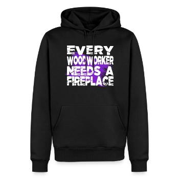 carpenter tshirts present funny carpenter quotes - Männer Premium Bio Hoodie - Schwarz - Vorne - Nico (187cm)