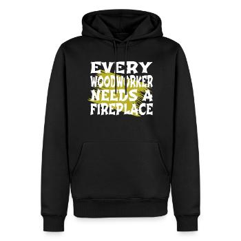 bingo hall tshirts the carpenters americas joke - Männer Premium Bio Hoodie - Schwarz - Vorne - Nico (187cm)