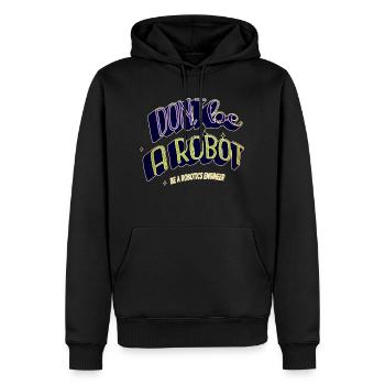 joke present idea bday happy christmas vacation - Men’s Premium Organic Hoodie - black - Front - Nico (187cm)