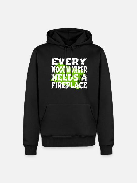 awesome carpentry bingo hall tshirts - Herre Premium økologisk hoodie - sort