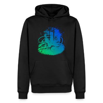 Plongeur Plongeur Plongeur Femme Plongeur Homme - Sweat à capuche Premium bio Homme - noir - Devant - Nico (187cm)