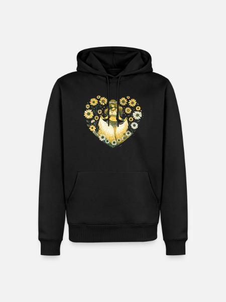 Belly Dancer Daisy - Men’s Premium Organic Hoodie - black