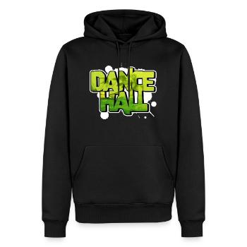 Dancehall Graffiti Style - Men’s Premium Organic Hoodie - black - Front - Nico (187cm)